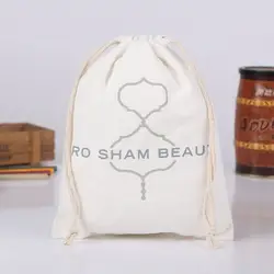Сумка с логотипом по индивидуальному заказу чистый Хлопковая Сумка-мешок на шнурке сумки составляют инструменты сумка 50 шт./лот