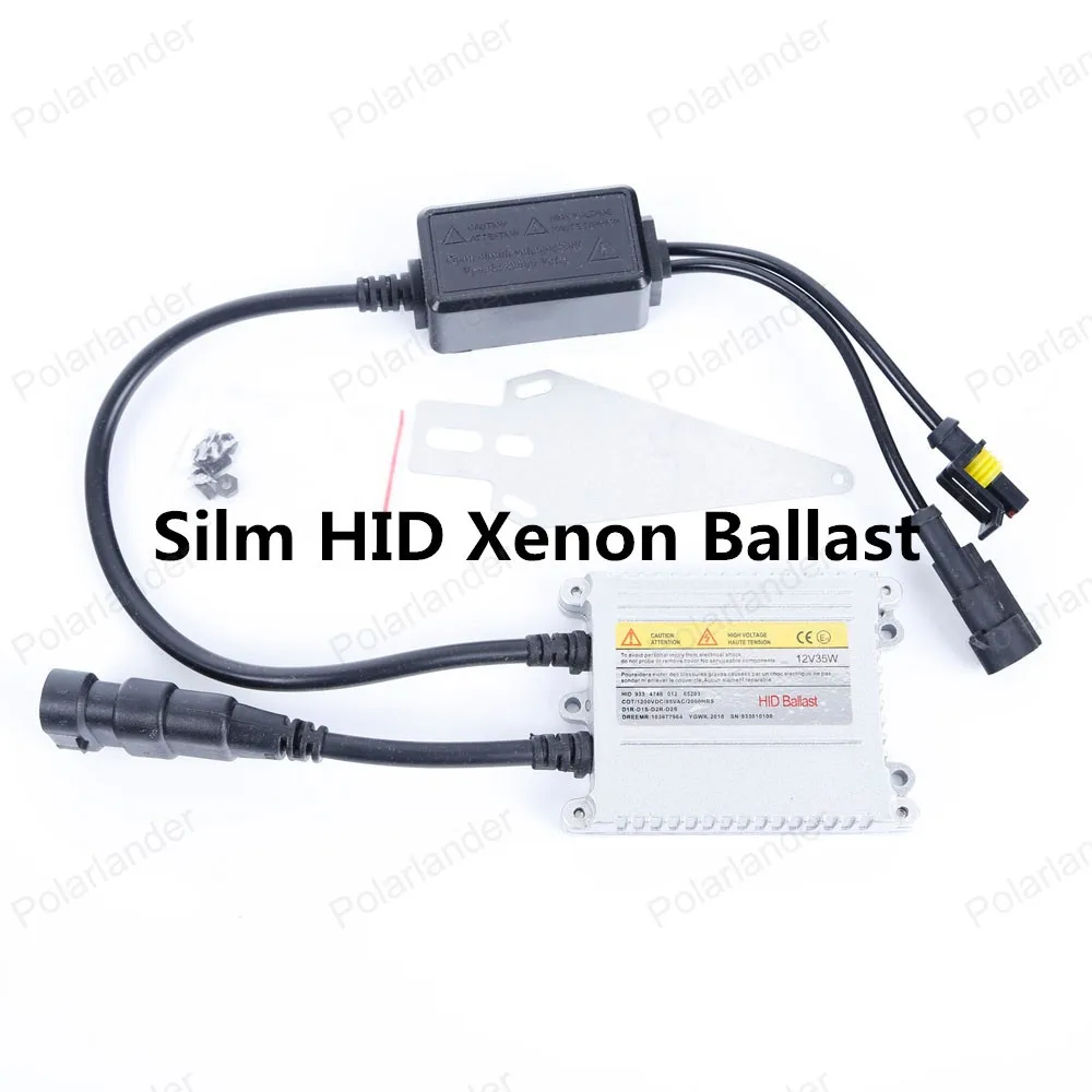 Polarlander Pair Hot Sale HID Xenon AC DC Ballast 12v 35W Silver Black