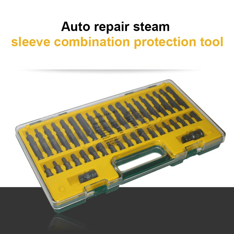 

Hot 40 Pcs Torx Star Hex Bits Socket Set S2 Alloy Steel Auto Repair Bits Set PLD