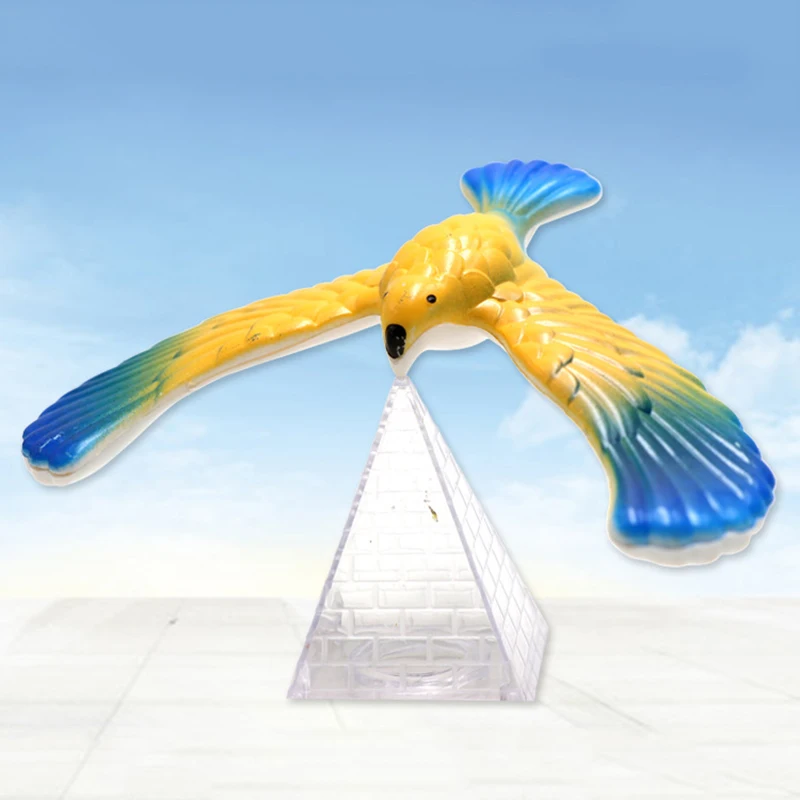 

Magic Balancing Bird Science Desk Toy Balancing Eagle Novelty Fun Children Learning Gift Kid Educational Toy with Pyramid Stan