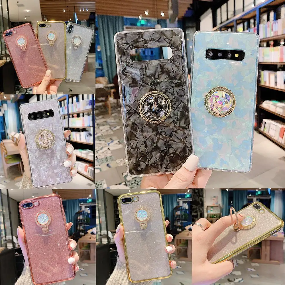 3D Алмазный блестящий чехол для iPhone 8 7 6 6s Plus X XS Max XR роскошный мягкий телефона с