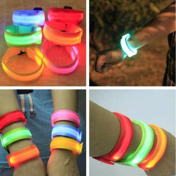 Perfect 1PCS Running Light Sport USB LED Wristbands Adjustable Glowing Bracelets for Runners Joggers Cyclists Riding Safety Bike Bicycle 5 Perfect 1PCS Running Light Sport USB LED Wristbands Adjustable Glowing Bracelets for Runners Joggers Cyclists Riding Safety Bike Bicycle 5