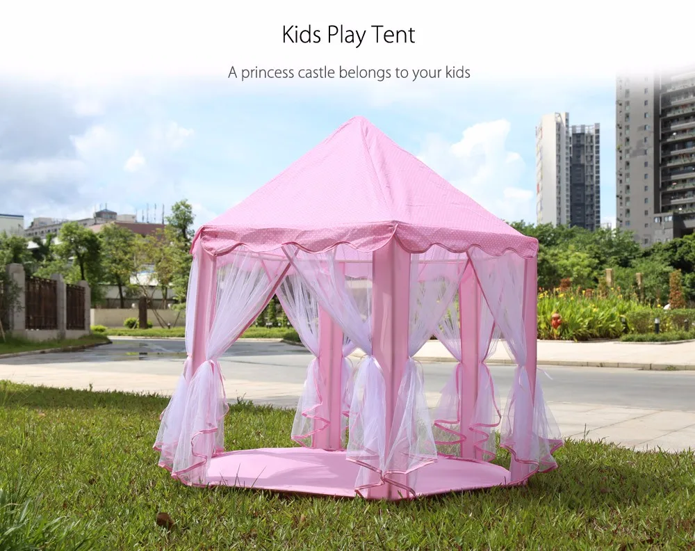 3 цвета Портативный Замок принцессы Игровая палатка детский игровой домик детская палатка Забавный Крытый открытый пляж палатка Детские игрушки ZP001
