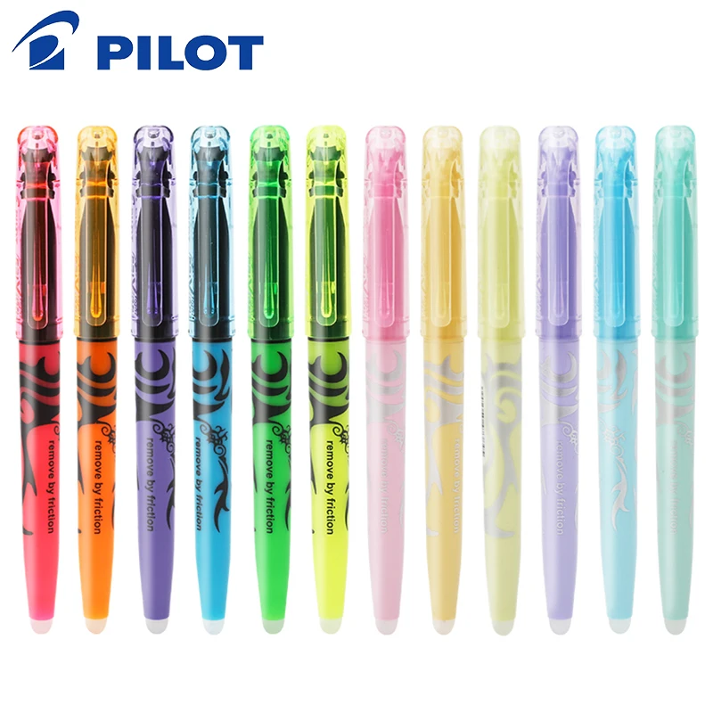 

1pcs Japan Pilot SW-FL Frixion Erasable Highlighter Pastel Color Fluorescent Marker Pen 6 Colors Japan
