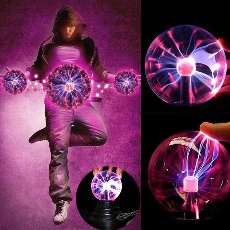 

Plasma Ball Magic Crystal Lamp Beautiful Lightning Magic Crystal Globe Music Night Lamp Magic Crystal Light