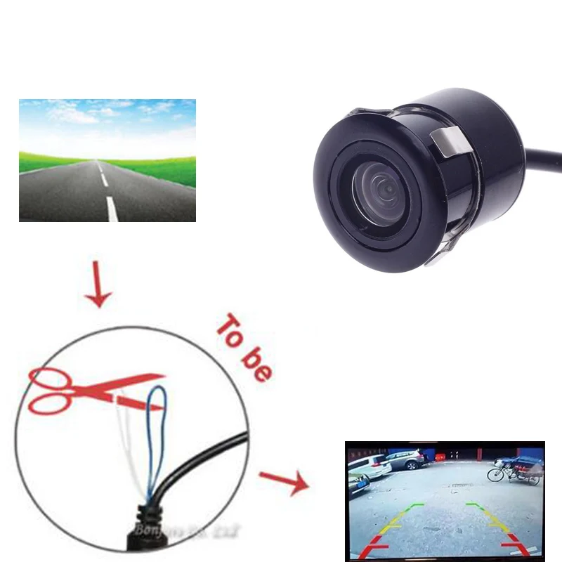 

HD Waterproof Car Rear View Camera Front Camera Front View Side Convert to each other Reversing Backup Camera Parking assist