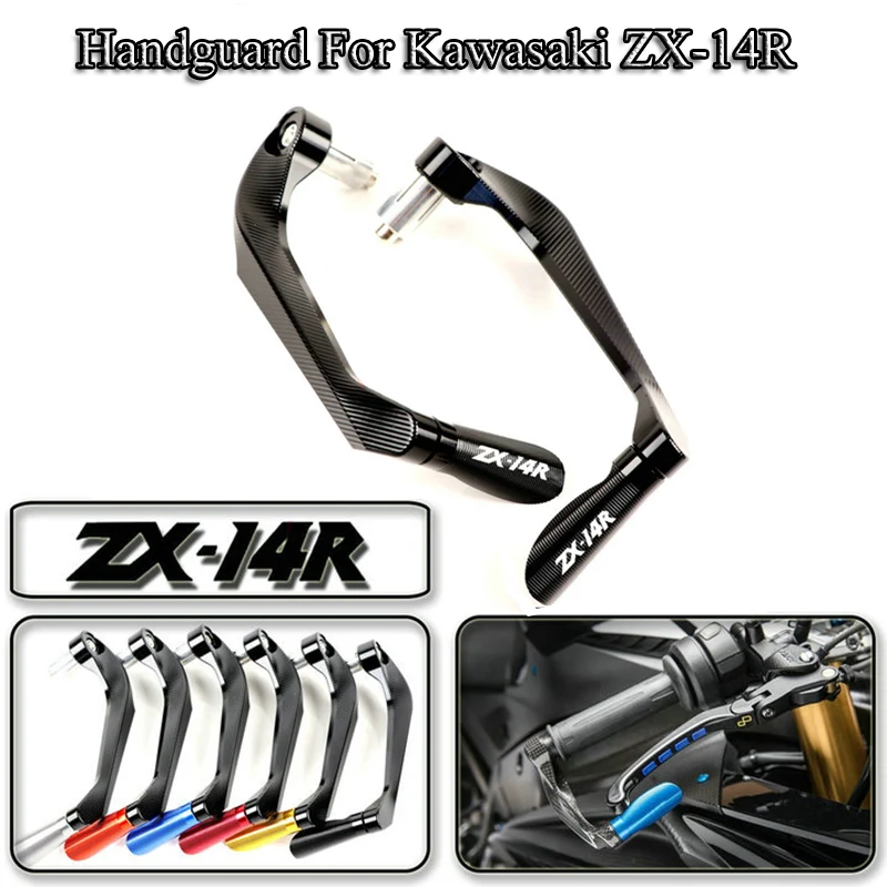

2 x Motorcycle Handlebar Hand Guards Handguard Protector Dirt Bike Refit Motocross Clutch Lever Guard For Kawasaki ZX14R ZZR1400