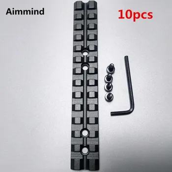 10pcs Tactical 20mm 13 Slots Picatinny Weaver Rail Base Adapter Hunting Rifle Gun Scope Laser Sight Base Flashlight Mount rail
10pcs Tactical 20mm 13 Slots Picatinny Weaver Rail Base Adapter Hunting Rifle Gun Scope Laser Sight Base Flashlight Mount rail