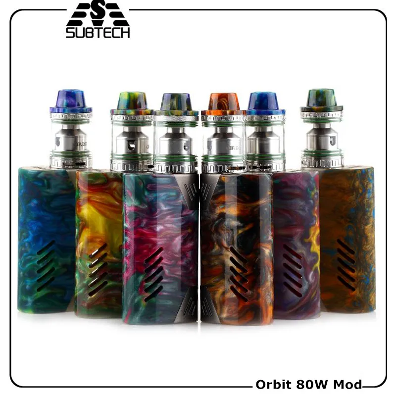 Orbit 80W electronic cigarette kit mechanical atomizer variant box mod Luxurious packaging E-cigarette Fit Dual 18650 Battery Orbit 80W electronic cigarette kit mechanical atomizer variant box mod Luxurious packaging E-cigarette Fit Dual 18650 Battery