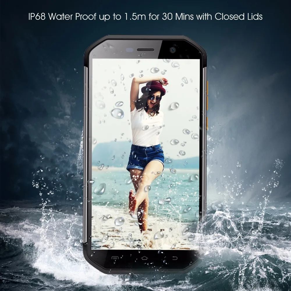 EL S60 прочный мобильный телефон 5 &quotFull HD ips MTK6753 Восьмиядерный 3 ГБ + 64 IP68 телефоны