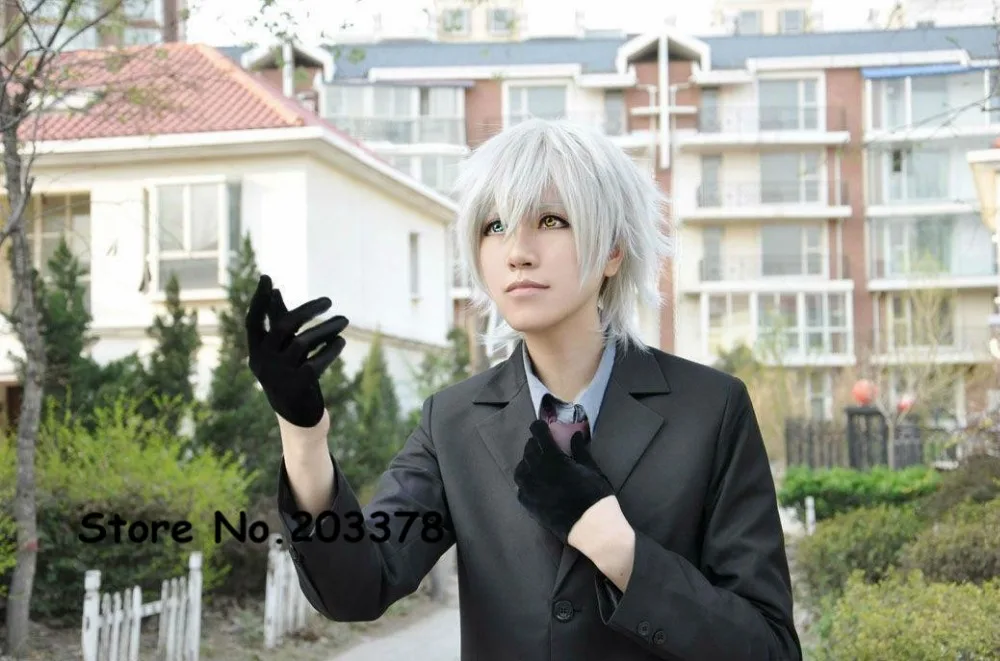 Harajuku Japanese Perruque Touken Ranbu Online Sakata Gintoki Anime Cosplay  Wig Men White Silver Grey Hair Wigs Costume Wig|wig wire|wig malewig color  - AliExpress