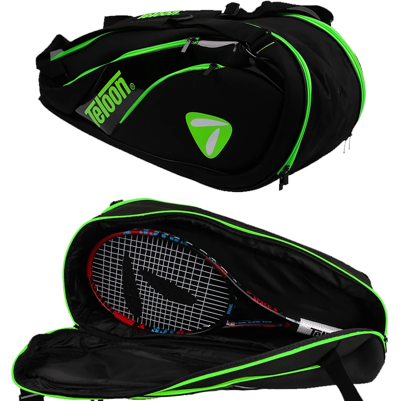 Теннисная сумка для занятий спортом на открытом воздухе, тренировочная емкость, 6-12 шт., спортивный рюкзак для бадминтона и тенниса, спортивный рюкзак, оборудование