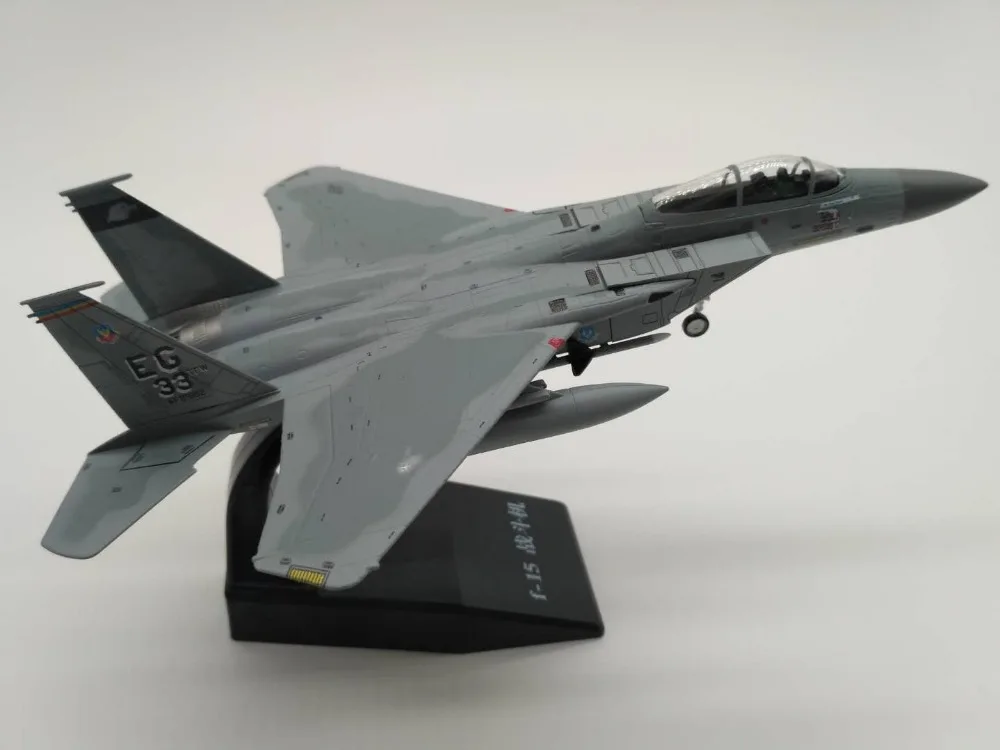 1:100 масштаб, новинка, F-15, Орел, самолет, литая модель, ВВС США, тактический истребитель для детей, коллекция рождественских подарков