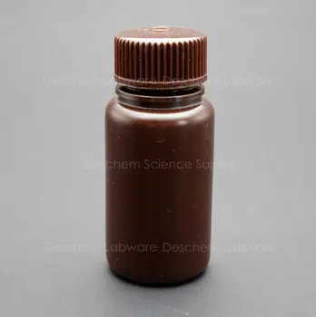

5mL Brown Plastic Reagent Bottle W/Wide-Mouth Made From Armber HDPE 5PCS/Lot