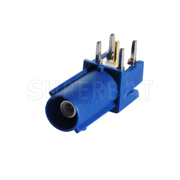 bilder für Superbat 10 stücke Freies Verschiffen RF Fakra Stecker Stecker leiterplattenmontage rechtwinklig Blau für GPS telematik bilder für Superbat 10 stücke Freies Verschiffen RF Fakra Stecker Stecker leiterplattenmontage rechtwinklig Blau für GPS telematik