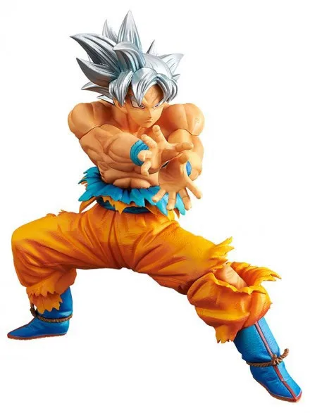 Dragon Ball Z Super Saiyan Goku серебряный стиль волос бомба волна фигурка DBZ Goku памятная Коллекционная модель игрушки 16 см - Цвет: Opp Bag