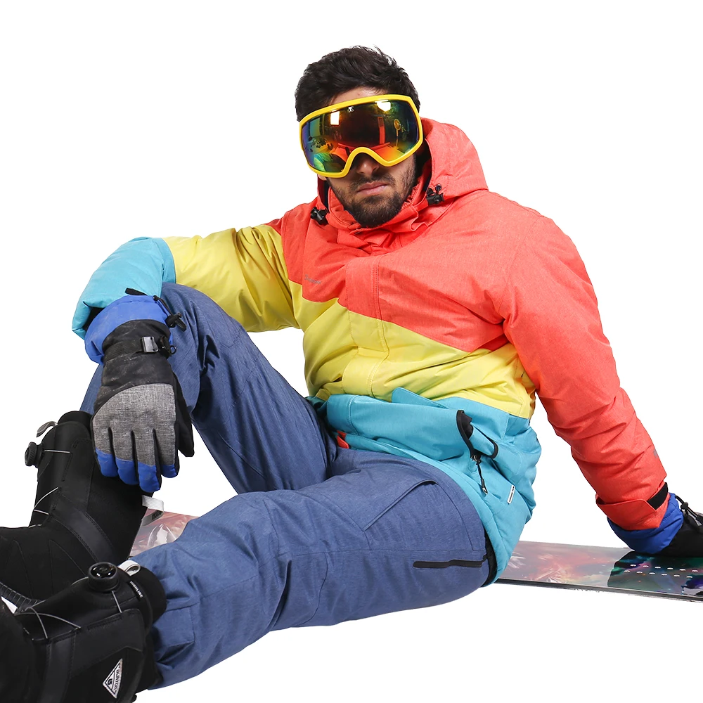 SAENSHING, брендовый лыжный костюм, мужской, для горного катания, костюм для мужчин, водонепроницаемый, Термальный, для сноуборда, куртка+ лыжные штаны, дышащий, для зимы, для снега