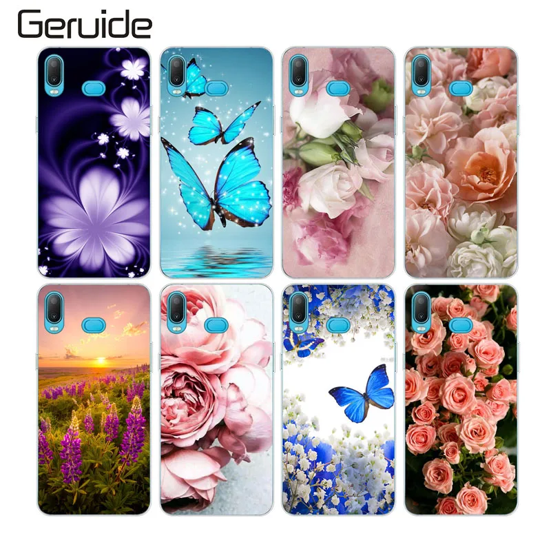 Чехол для samsung Galaxy A6S Coque a6s SM-G6200 Мягкий Силиконовый ТПУ милый чехол с рисунком кота