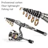 Professional Fishing Rod Carbon Fiber 1.5-2.4M Sea River Fishing Ultralight Telescopic Spinning Ring Rod Fishing Stick ► Photo 1/6