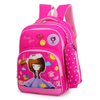 

waterproof children school bags girls princess backpacks princess orthopedic backpacks kids schoolbags primary school backpacks