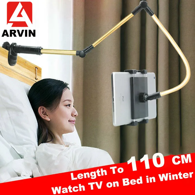 Arvin Folding Phone Tablet Stand Adjustable Holder Support 4-14 Inch Tablet Lazy People Table/Bed B