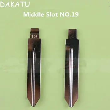 

DAKATU Middle Slot NO.19 Key blade for Ford Mercury Flip Car remote key blade replacement 19# key blade for ford