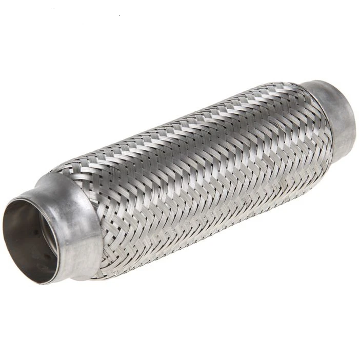 

45x280mm Stainless Steel Braided Flexible Exhaust Pipe Muffler 45mm x 280mm, For all car Muffler corrugation. Repair Tube Joint