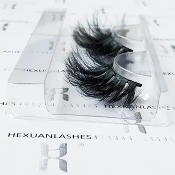 

HEXUAN 100% Mink Lashes 25mm 5D Mink Eyelashes Extension Makeup Natural False Eyelashes Volumn Lash Extension