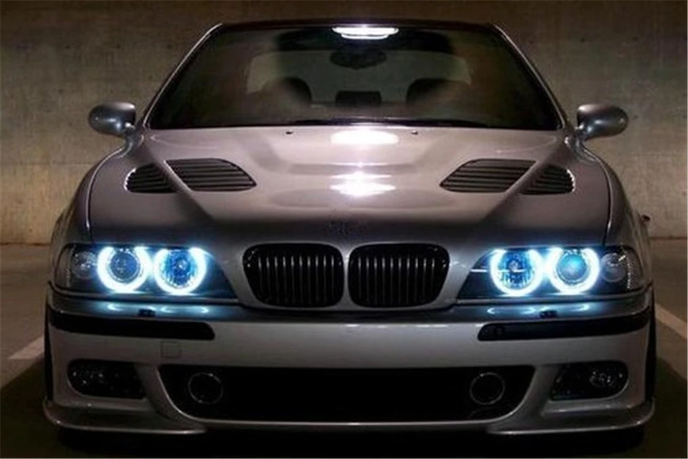 Car flashing 2Pcs Error Free LED Angel Eyes Marker Lights Bulbs For BMW E39 E53 E60 E61 E63 E64 E65 E66 E87 525i 530i xi 545i M5