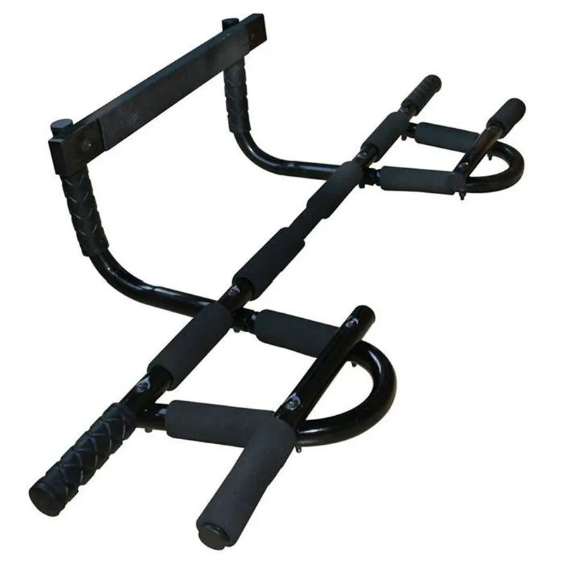Total Upper Body Workout Bar Indoor Fitness Chin-up Equipments Portable Adjustable Exercise Pull Ups Door Horizontal Bar HWC