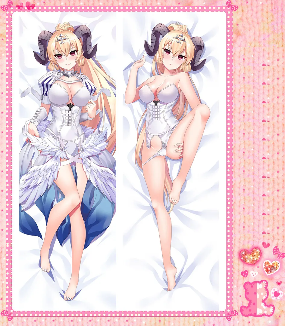 

Anime Cartoon The Seven Deadly Sins Double sided hugging Pillow Case Cover Pillow Cover Pillowcase Peach Skin 2 Way 77007