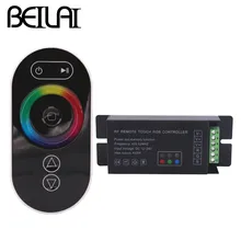 BEILAI DC 12-24V 18A Touch LED RGB Controller RF Wireless Remote Control For SMD 5050 2835 3528 RGB LED Strip Light