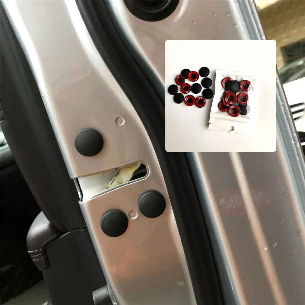 

12pcs Car Door Lock Screw Protector Cover For Peugeot 107 108 206 207 208 301 307 308 407 408 508 2008 3008 4008 5008 Exalt