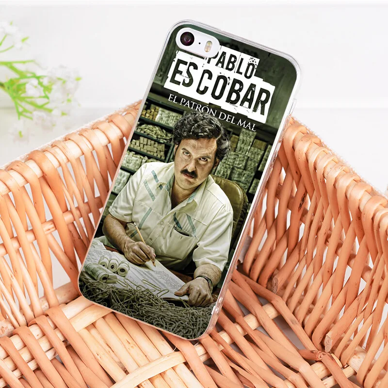 MaiYaCa чехлы для телефонов модные Pablo Escobar дизайн с принтом мягкий прозрачный чехол для iphone 11 Pro 7 6 6S 8 Plus XS XR X Coque - Цвет: 1