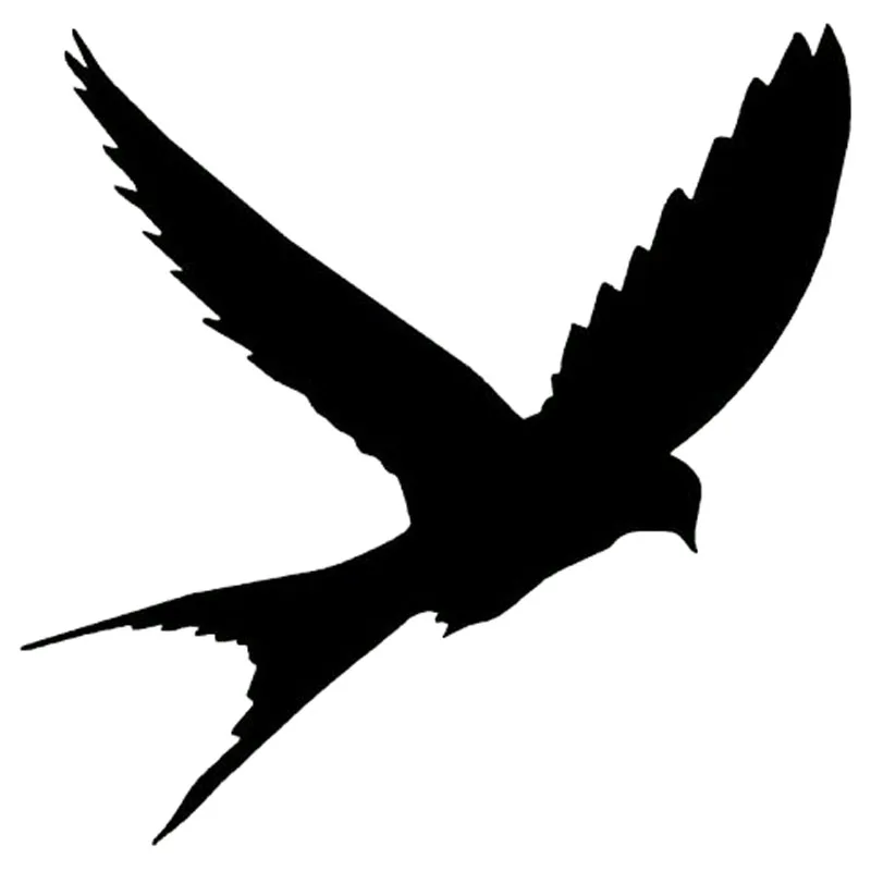 15.2*15,1 CM Nette Vogel Silhouette Vinyl Auto Aufkleber Und Aufkleber