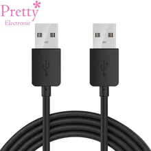 USB 2,0 кабель-удлинитель 1 м 2 м 3 м USB-USB кабель Тип A папа-папа для радиатора жесткий диск Автомобильная веб-камера MP3 ноутбук телеприставка