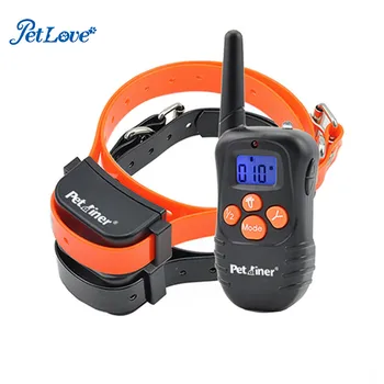 

300 Meters Dog Training Collar - Beeper Vibration Remote Control Pet Training Collar Rainproof and Rechargeable for 2 Dogs