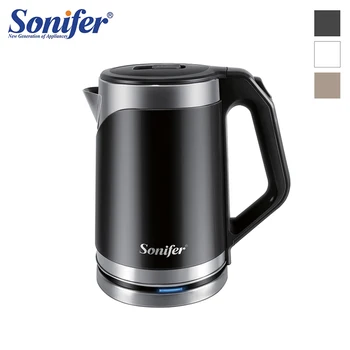 

2L 220V Electric Kettle Stainless Steel 1500W Household Kitchen Fast Heating Boiling TeaPot Pot Sonifer