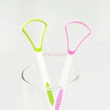 2 шт очиститель языка, силиконовый скребок, покрытие языка, скребка языка, щетка, дыхание, свежесть, для взрослых, удаление неприятного дыхания