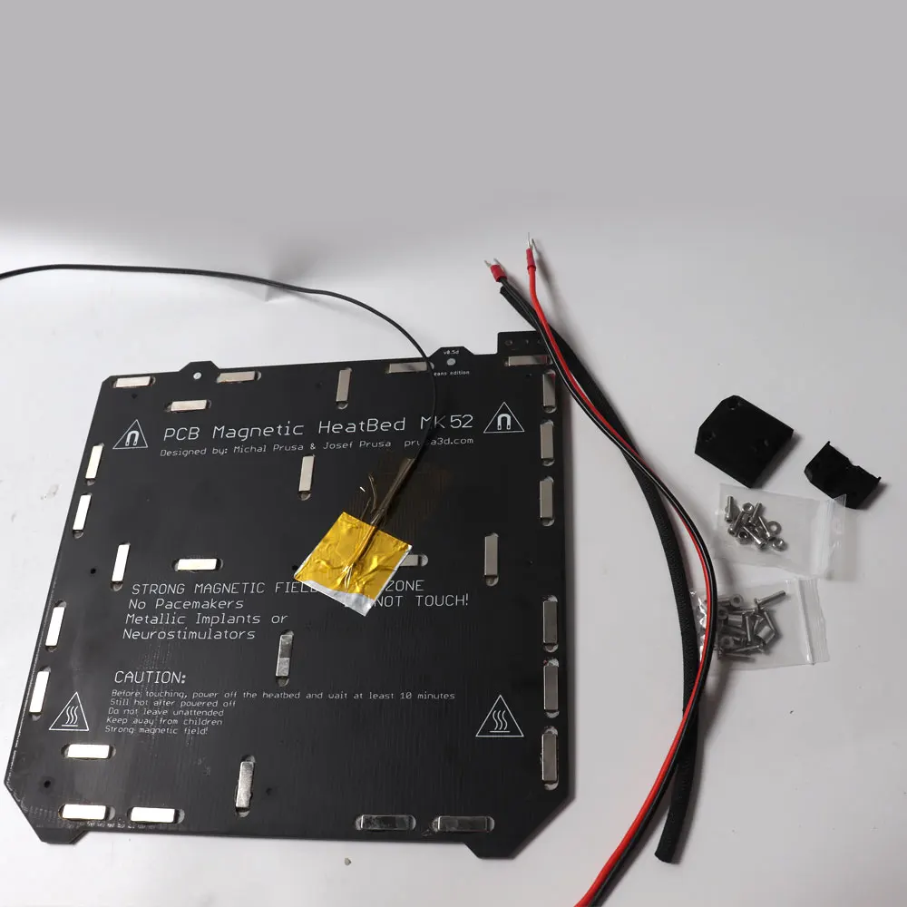 Prusa-i3-MK3-MK3S-3d-printer-MK52-heated-bed-24V-assembled-N35UH-magnets-power-cable-thermistor (3)