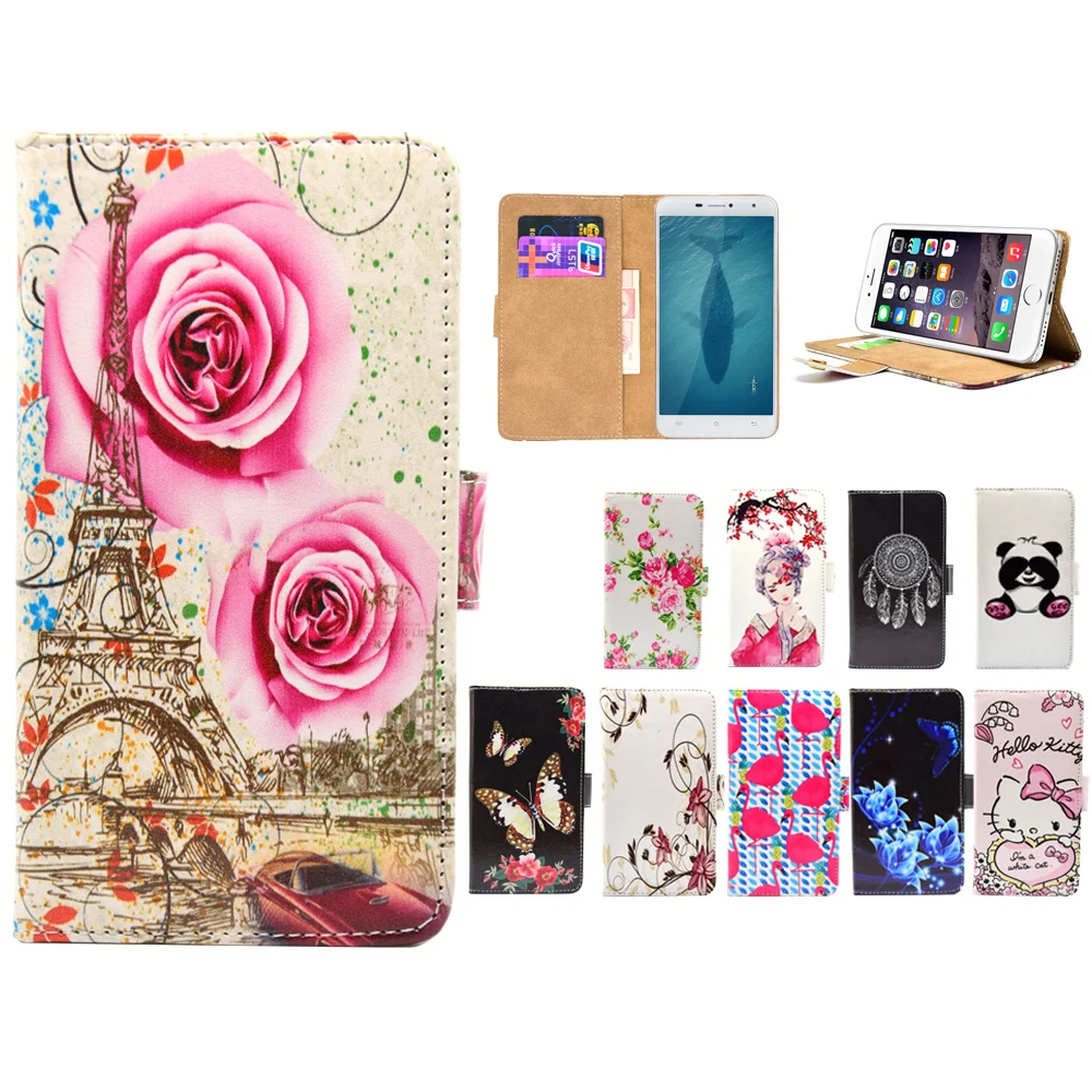 

LIHAIJUN 3C Higt quality Cartoon Flip pu leather Phone Cases Cover For Hafury Umax