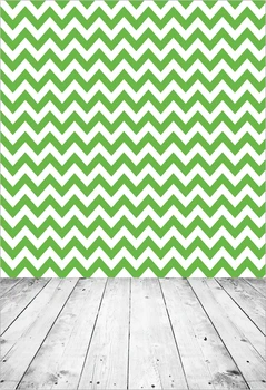

Customize washable wrinkle free white green chevron photography backdrops for newborn photo studio portrait backgrounds F-1312