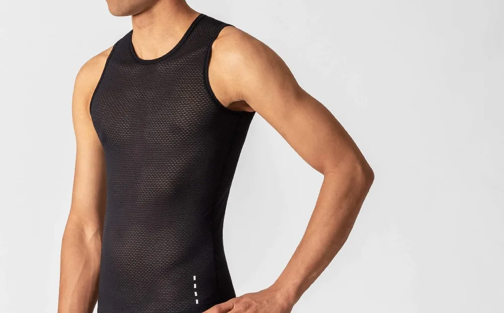 LA PASSIONE BLACK Summer Quick Dry Sleeveless Base Layer Cycling MTB Ridng Bike Sports Wear