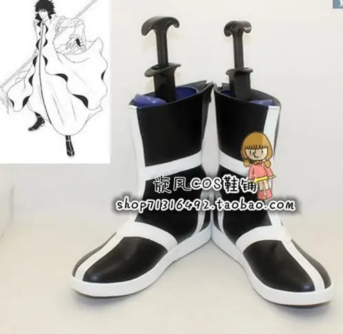 BLEACH Ulquiorra Cifer черный для взрослых, косплей на Хэллоуин ботинки