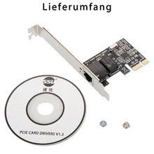 10/100/1000 M PCI-E RJ45 сетевая карта Gigabit Ethernet карта PCI-E с компакт-дисков для s Windows XP/7/8/8,1/10