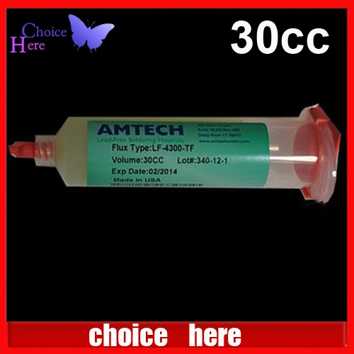 Amtech Flux 4300/LF-4300-TF  in 30cc Made in USA 
