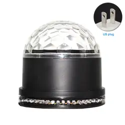 15 W лампы вечерние бар мяч Красочные Звук tivated свет этапа Мини проектор RGB клуб дискотечный светодиод украшения