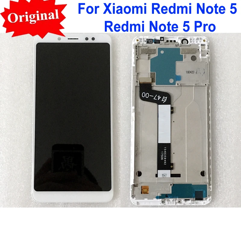 

Original Best Sensor LCD Display Touch Screen Digitizer Assembly + frame For Xiaomi Redmi 5 Plus / Note 5 Phone Panel Parts
