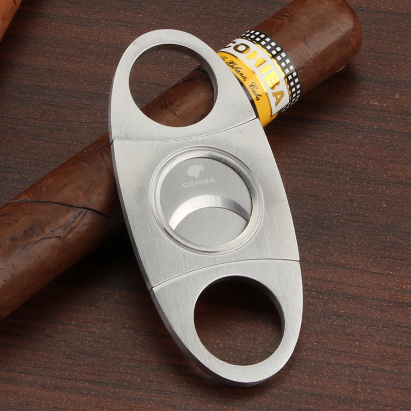 COHIBA зажигалка для сигар 3 струи пламени фонарь Бутановая Зажигалка резчик острые
