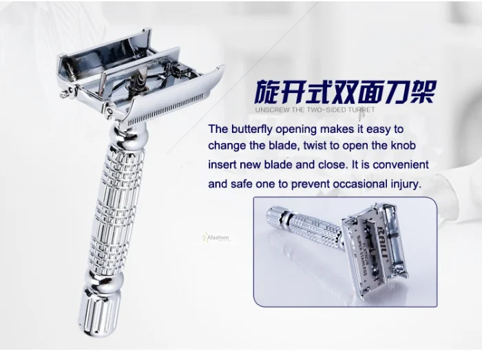 Мужская бритва с двойным лезвием 1 набор|men barber|double edge safety razorsafety razor |